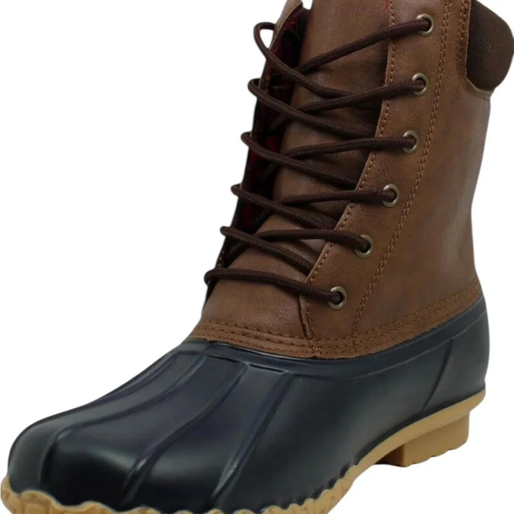 JBU Maine Waterproof Duck Boot Blue/Brown Men’s size 13